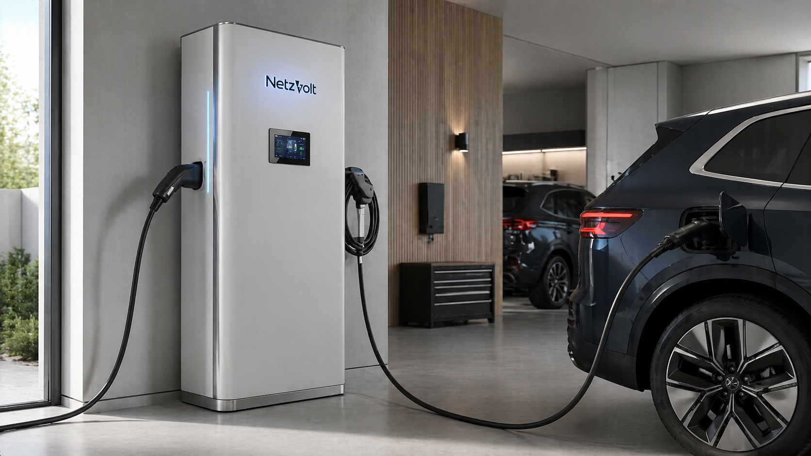 NetzVolt energy hardware in a residential setting
