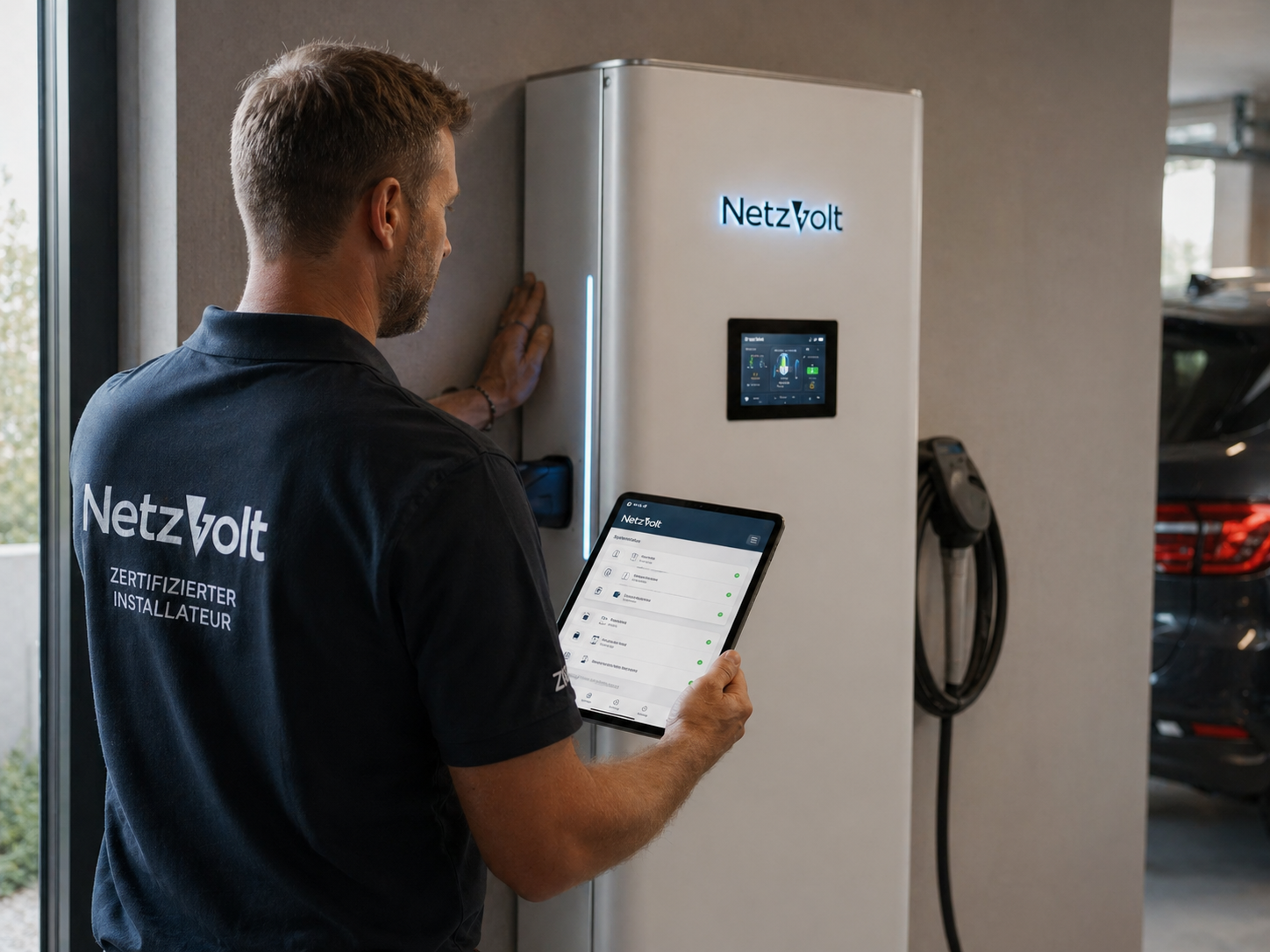 Installer partner on site